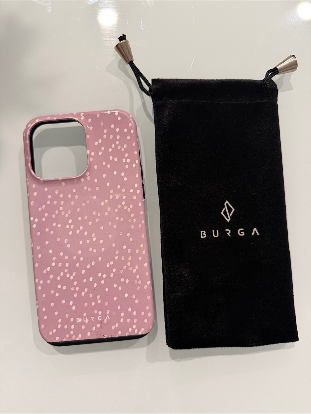 Burga Lilac Dotted Protective iPhone 14 Pro Max Case